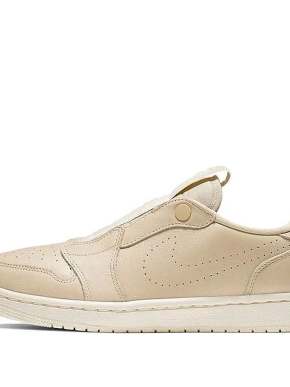 Nike Air Jordan Cream Leather Sneaker
